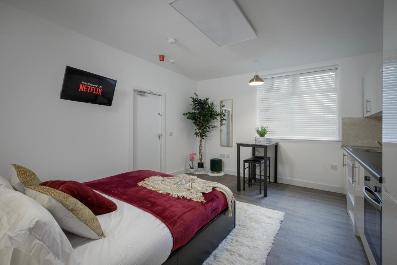 King Sized Luxury - Stylish Studio Flat Blackpool Eksteriør bilde